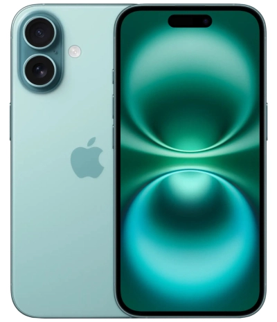 Apple iPhone 16 128 ГБ, бирюзовый