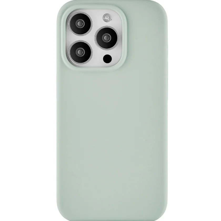 Чехол силиконовый MagSafe uBear  iPhone 16 Pro, холодная мята